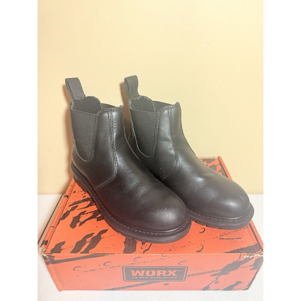 Red Wing Steel Toe Black 5452 Electrical Hzrd Work Boots Men’s 8.5 Wide Width